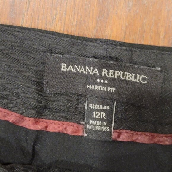 12R Banana Republic Pants in Black - Picture 3 of 12